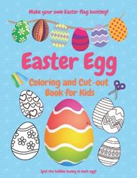 Easter Egg Coloring and Cut-out Book for Kids