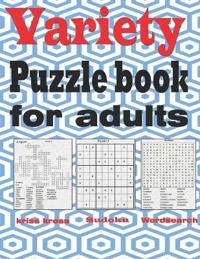 Variety puzzle book for adults