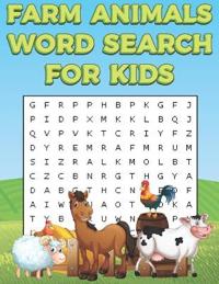 Farm Animals Word Search For Kids