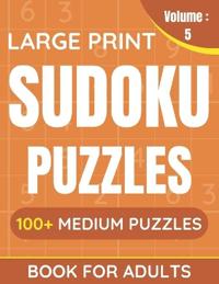 Large Print Sudoku Puzzles Book For Adults