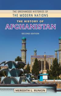 Kirjan kansi "The History of Afghanistan"