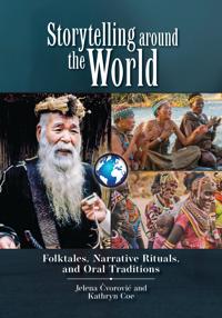 Kirjan kansi "Storytelling around the World"