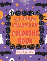 My First Halloween Coloring Book for Ages 2-4