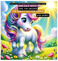 Kirjan kansi "One Day with Unik the Unicorn"