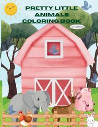 The Pretty Little Animals Coloring Book