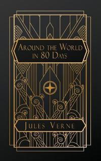 Kirjan kansi "AROUND THE WORLD IN EIGHTY DAYS"