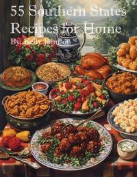 Bokomslag för "55 Southern States Recipes for Home"
