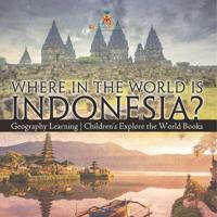 Bokomslag för "Where in the World is Indonesia? Geography Learning Children's Explore the World Books"