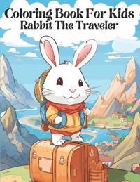 Rabit The Traveler, Coloring book for kids