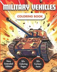Military Vehicles Coloring Book