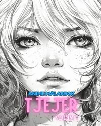 Anime målarbok TJEJER VOLYM 1