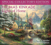 Thomas Kinkade Collector's Scripture Edition 2027 Deluxe Wall Calendar + Print