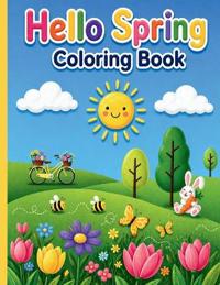 Hello Spring Coloring Book