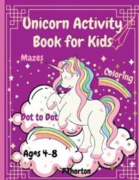 Unicorn activity book for kids