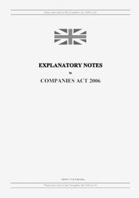 Explanatory Notes to Companies Act 2006