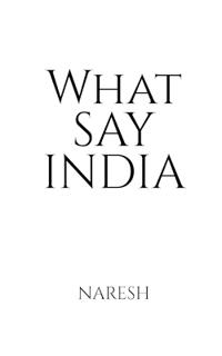 What say india