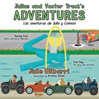 Kirjan kansi "Julius and Vactor Truck's Adventures"