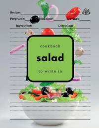 Salad Cookbook to Write In