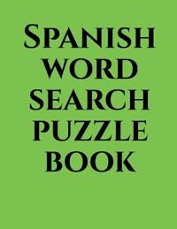 Spanish word search puzzle book