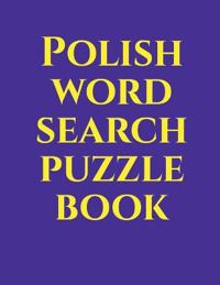 Polish word search puzzle book