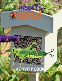 Insects Coloring and Scissor Skills Activity Book