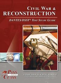 Bokomslag för "Civil War and Reconsctruction DANTES/DSST Test Study Guide"