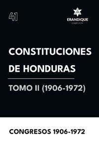 Bokomslag för "Constituciones de Honduras Tomo II (1906-1972)"