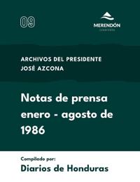Notas de prensa enero-agosto de 1986