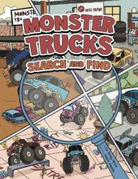 Bokomslag för "Monster Trucks Search and Find"