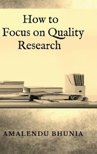 Bokomslag for "How to Focus on Quality Research"