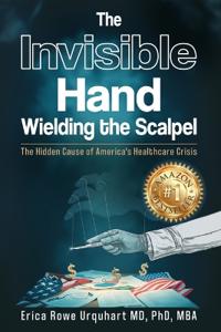 Kirjan kansi "The Invisible Hand Wielding the Scalpel"