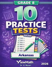 10 Arkansas ATLAS Grade 8 Math Practice Tests