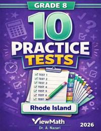10 Rhode Island RICAS Grade 8 Math Practice Tests