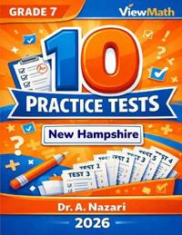 10 New Hampshire NH SAS Grade 7 Math Practice Tests