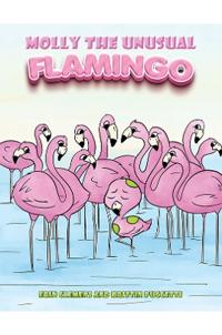 Bokomslag for "Molly the Unusual Flamingo"