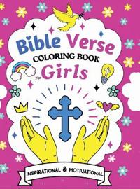 Bokomslag för "Bible Verse Coloring Book For Girls"