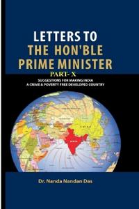 Letters to the Hon'ble Prime Minister Part X