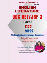 Bokomslag för "English Literature UGC NET JRF 3"