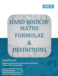 Hand Book Of Maths Formulae And Definitions
