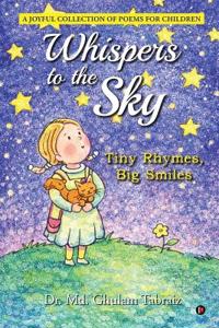 Kirjan kansi "Whispers to the Sky"