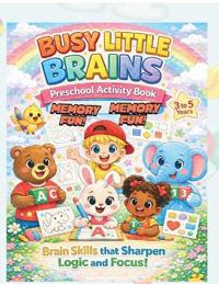 Busy Little Brains-Preschool Activity Book-Memory Fun!