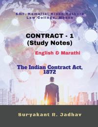 Kirjan kansi "CONTRACT - 1 (Study Notes)"