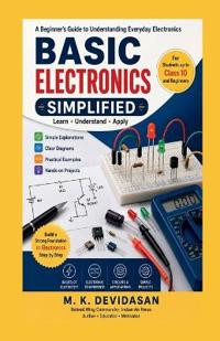 Kirjan kansi "Basic Electronics Simplified"