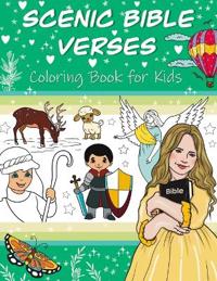 Scenic Bible Verses Coloring Book for Kids