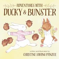 Kirjan kansi "Adventures with Ducky & Bunster"