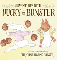Kirjan kansi "Adventures with Ducky & Bunster"