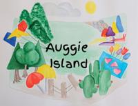 Kirjan kansi "Auggie Island"