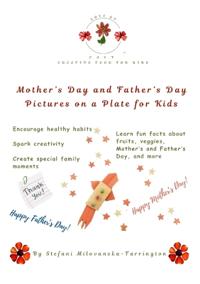 Mother's Day and Father's Day Pictures on a Plate for Kids