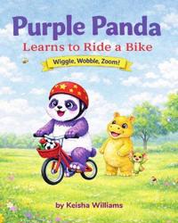 Purple Panda Learns to Ride a Bike