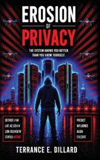 Kirjan kansi "Erosion of Privacy"